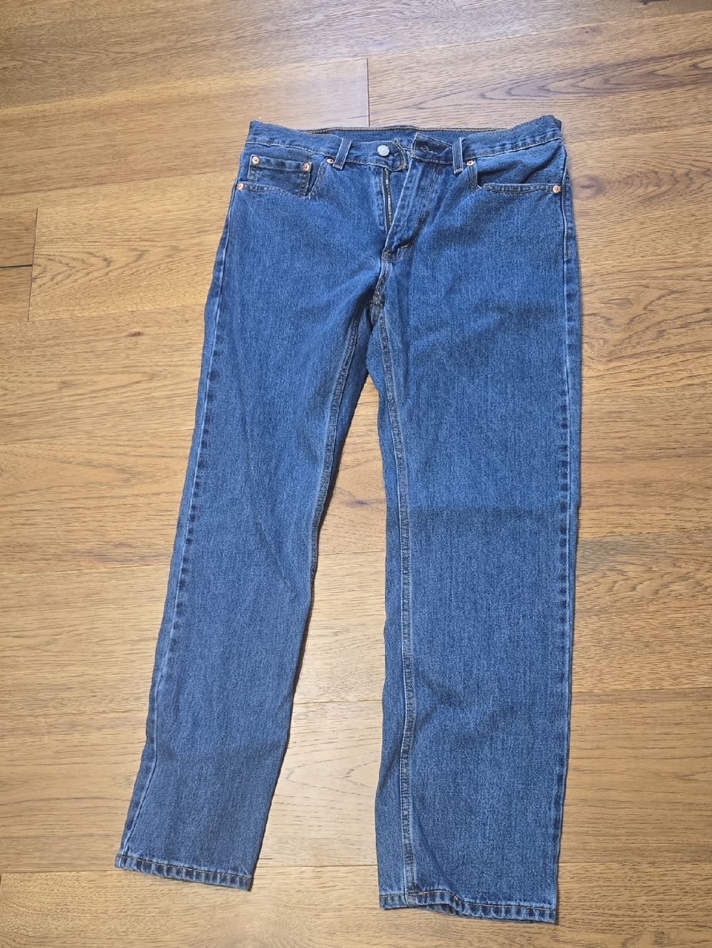 Levi's 505 Men's Straight Jeans  Blue Denim